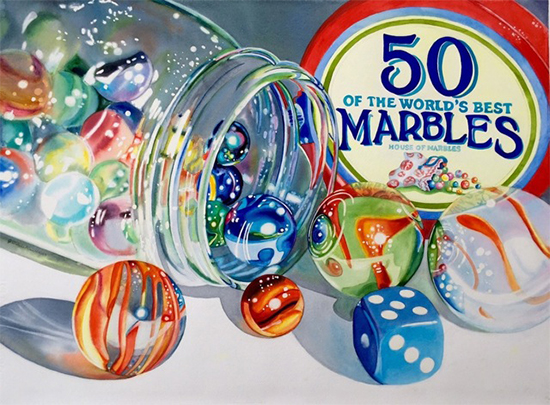 50 marbles